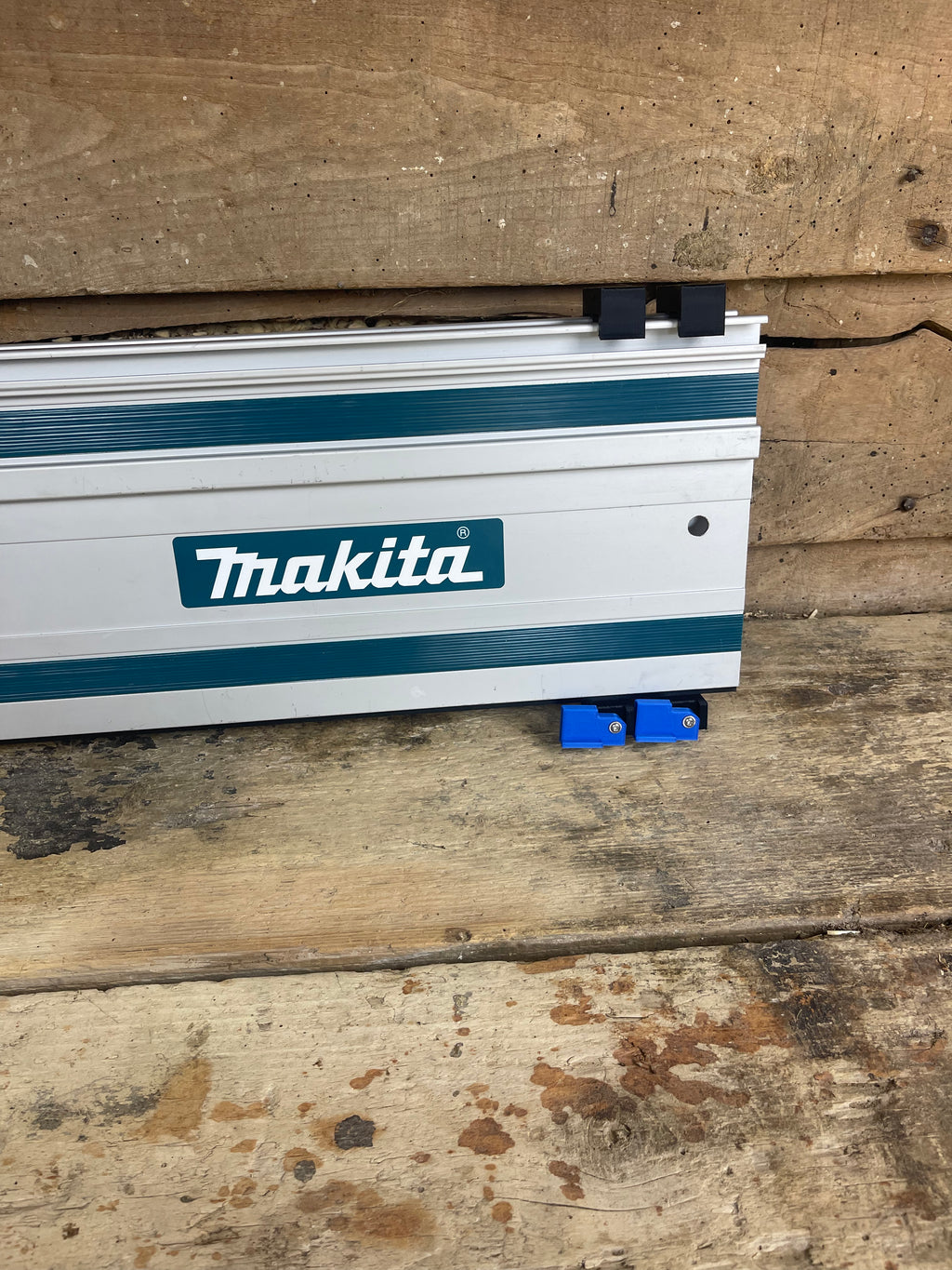 TOOLAX Double Decker Wall Mounting Brackets compatible with Makita Guide Rail Track/Track Saw