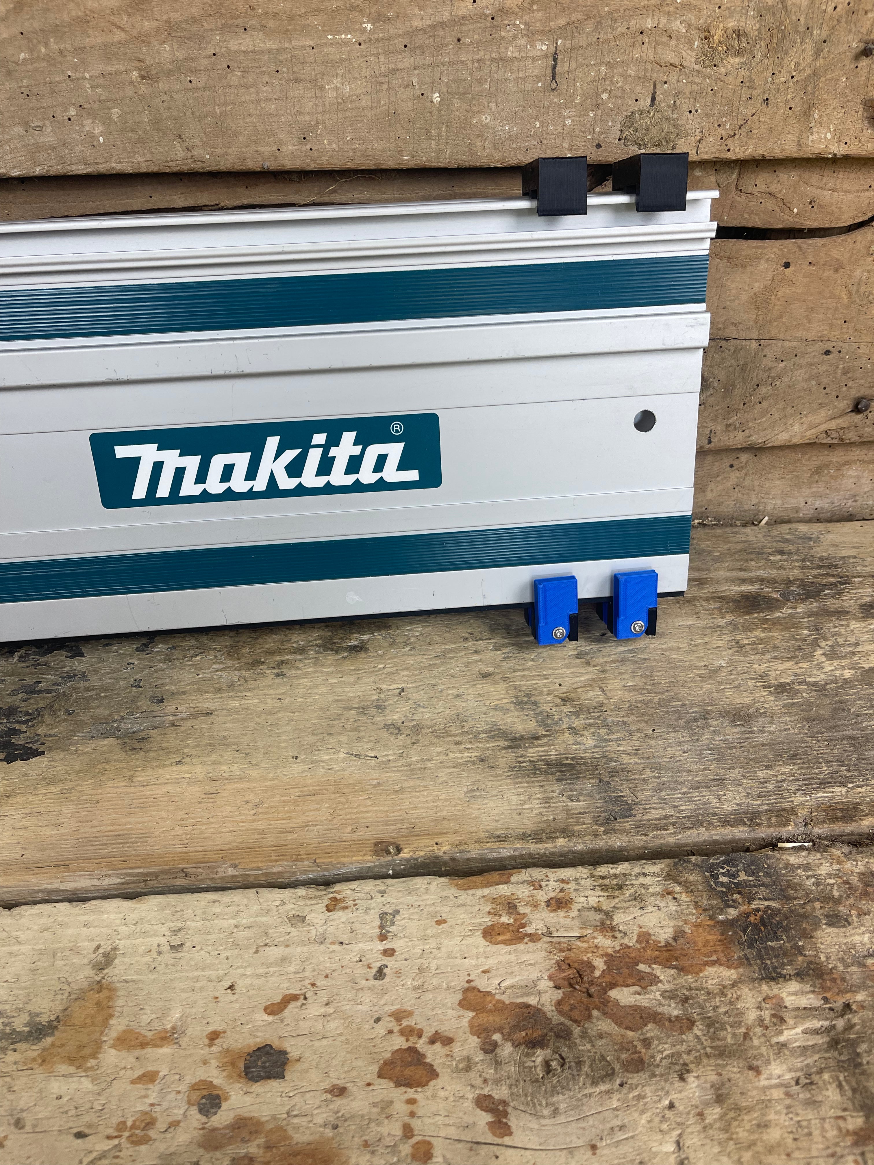 TOOLAX Double Decker Wall Mounting Brackets compatible with Makita Guide Rail Track/Track Saw
