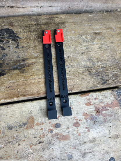 TOOLAX  Wall Mounting Brackets for Milwaukee Guide Rail Track Rack / Track Saw. 1 PAIR