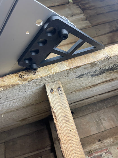 TOOLAX Large Guide Rail Square with 45 & 90 Degree Stops to fit Metabo Rail