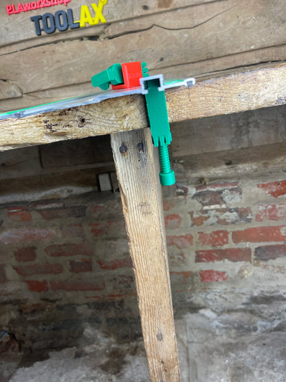 TOOLAX G-Style Clamps – Compatible with Hikoki Track Saw Guide Rails