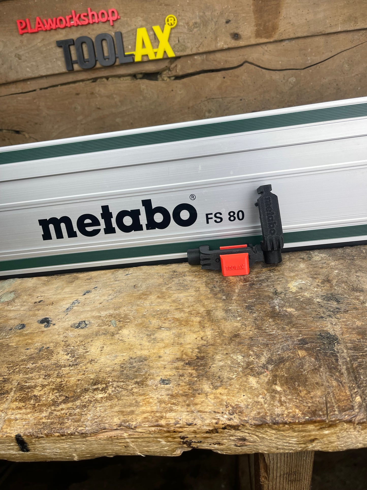 TOOLAX G-Style clamps- compatible with Metabo track saw guide rail