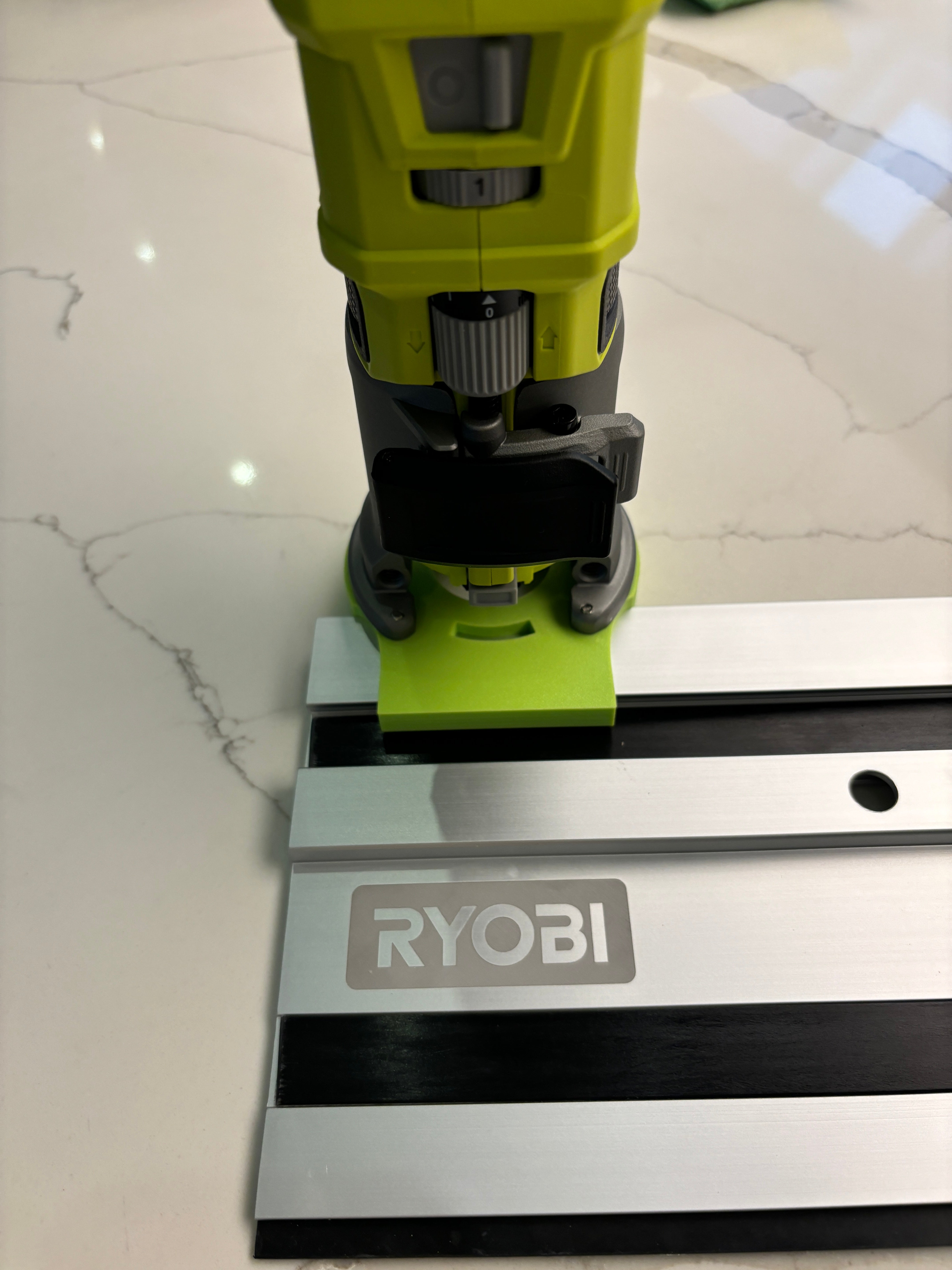 Ryobi RTR18 RTR18C R18TR P601 Plunge Base Guide Rail Adaptor to Ryobi ...