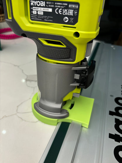 Ryobi RTR18 RTR18C R18TR P601 Plunge Base Guide Rail Adaptor to Metabo Guide Track