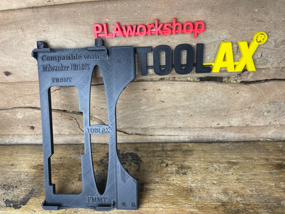 TOOLAX Guide Rail Adapter Base – Cut Perfect 45° & 90° Angles made for Milwaukee HD18CS compatible with Milwaukee Guide rail