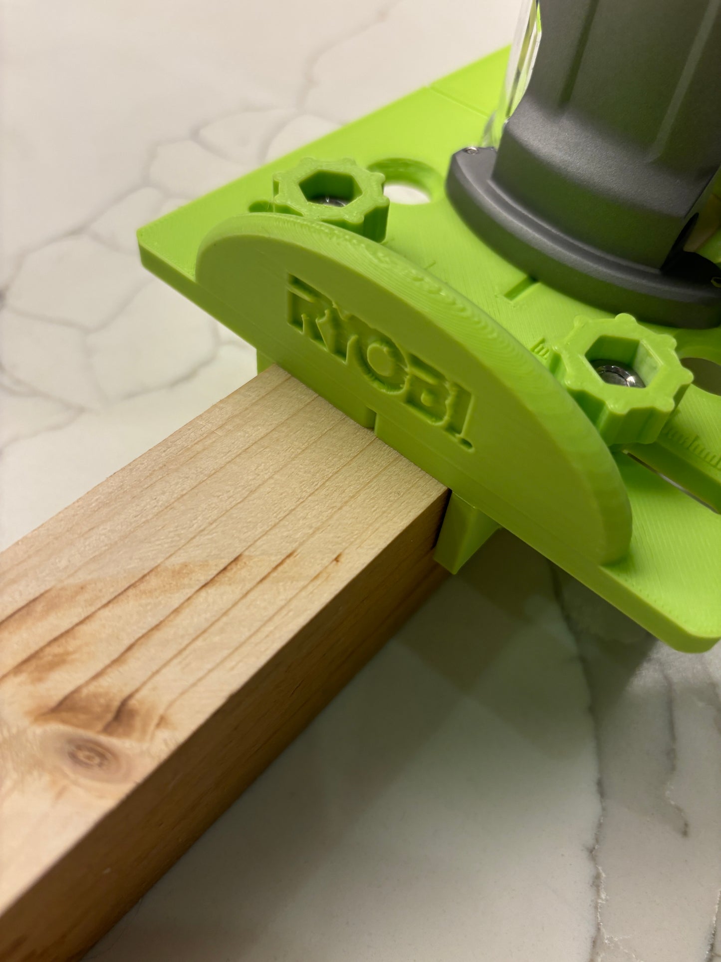 Ryobi RTR18 RTR18C R18TR P601 Router base jig for making mortises / slot mortises / grooves