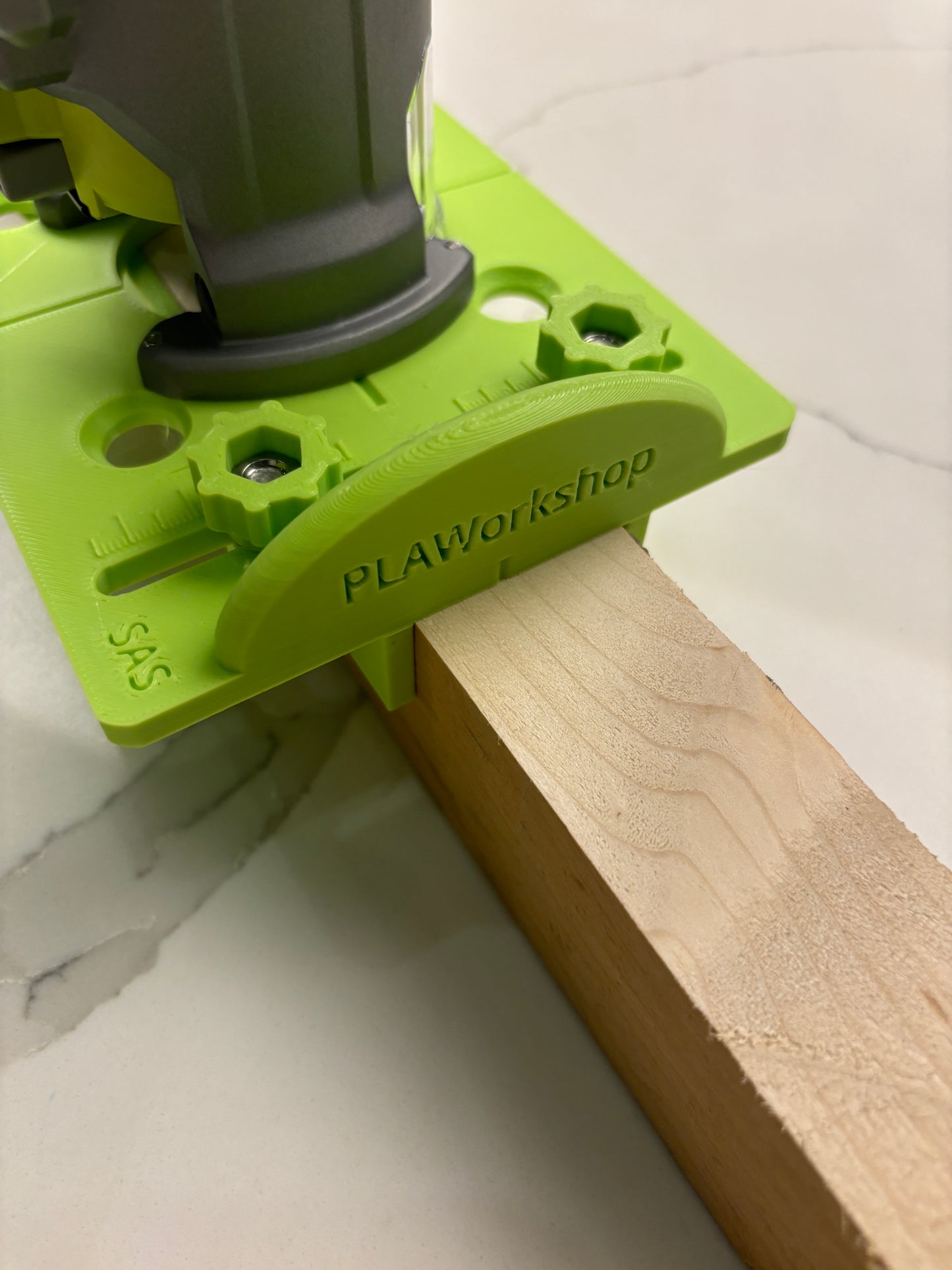 Ryobi RTR18 RTR18C R18TR P601 Router base jig for making mortises / slot mortises / grooves