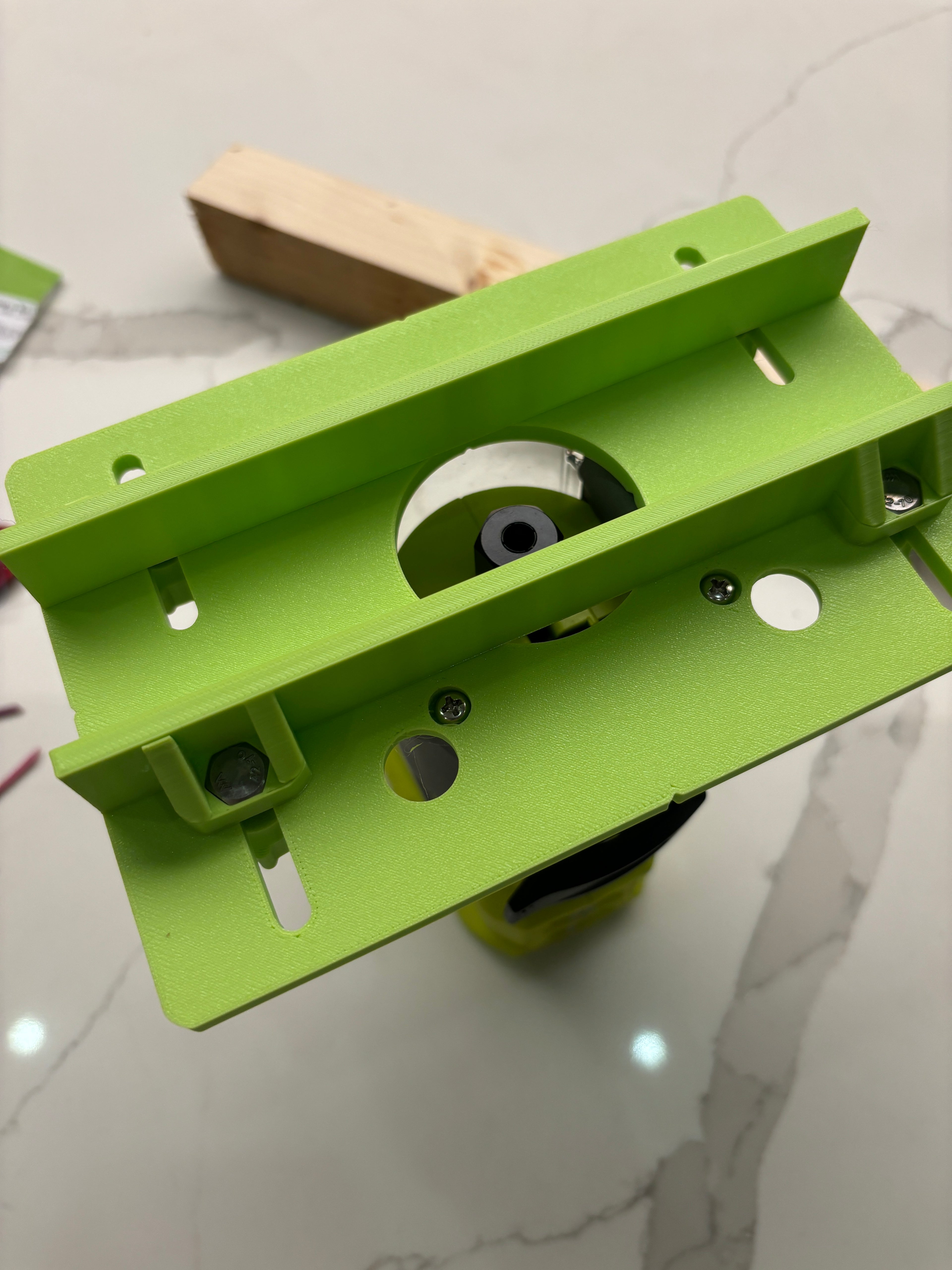 Ryobi RTR18 RTR18C R18TR P601 Router base jig for making mortises / slot mortises / grooves