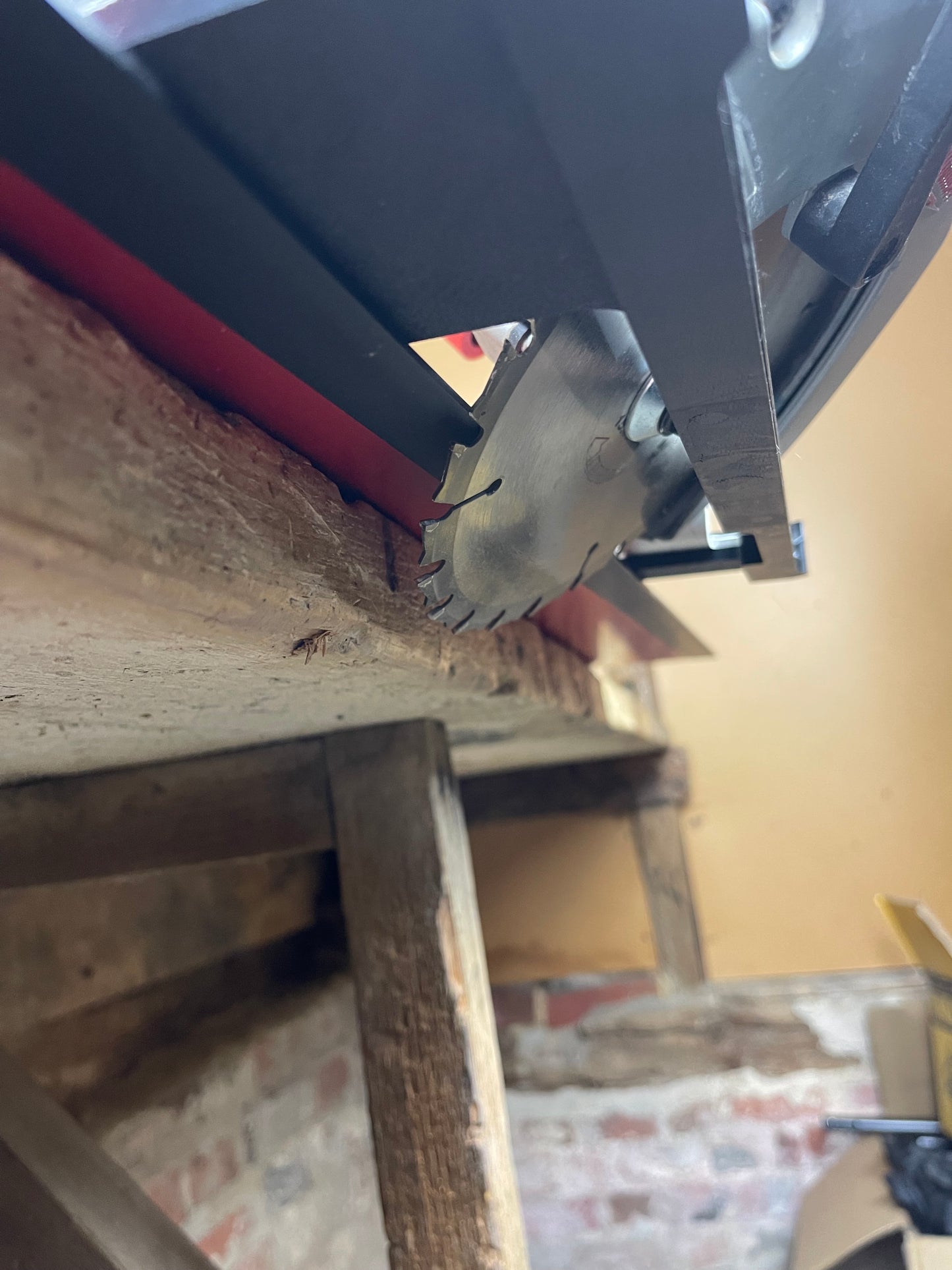 TOOLAX Guide Rail Adapter Base – Cut Perfect 45° & 90° Angles made for Milwaukee HD18CS compatible with Milwaukee Guide rail