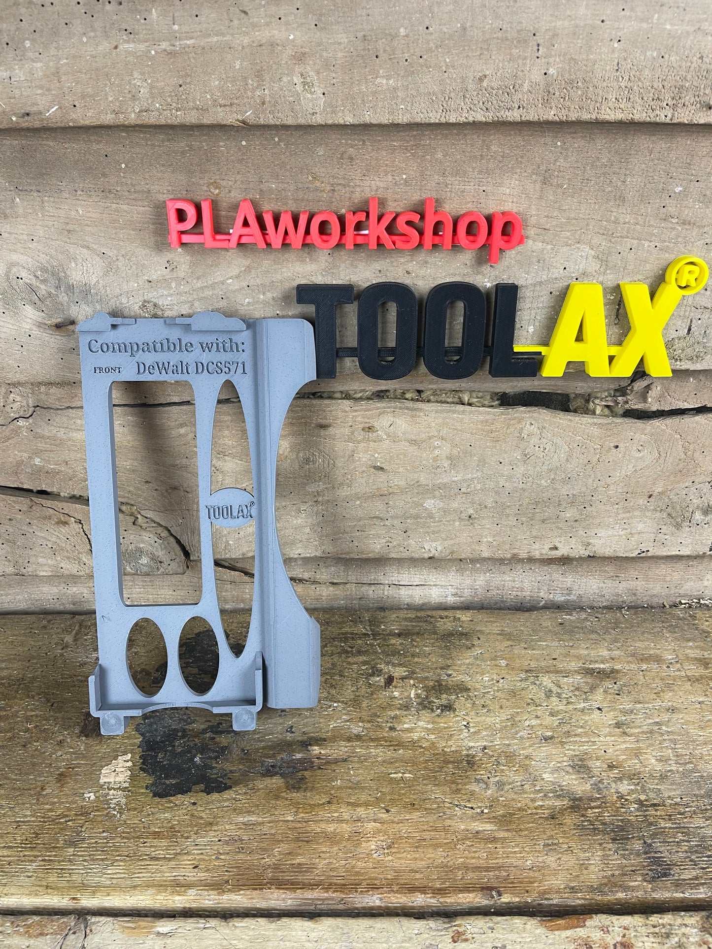 TOOLAX adaptor made for Dewalt DCS571 circular saw - compatible with Dewalt guide rail