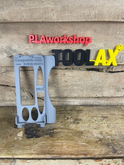 TOOLAX adaptor made for Dewalt DCS571 circular saw - compatible with Dewalt guide rail