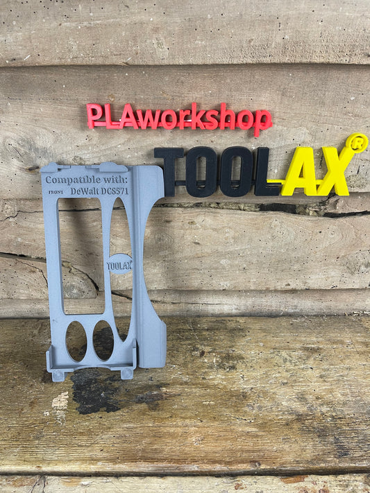 TOOLAX adaptor made for Dewalt DCS571 circular saw - compatible with Dewalt guide rail