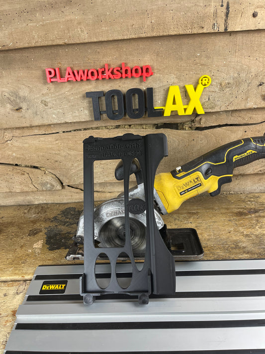 TOOLAX adaptor made for Dewalt DCS571 circular saw - compatible with Dewalt guide rail
