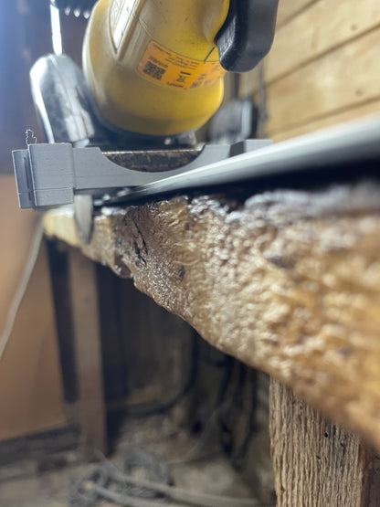 TOOLAX adaptor made for Dewalt DCS571 circular saw - compatible with Dewalt guide rail