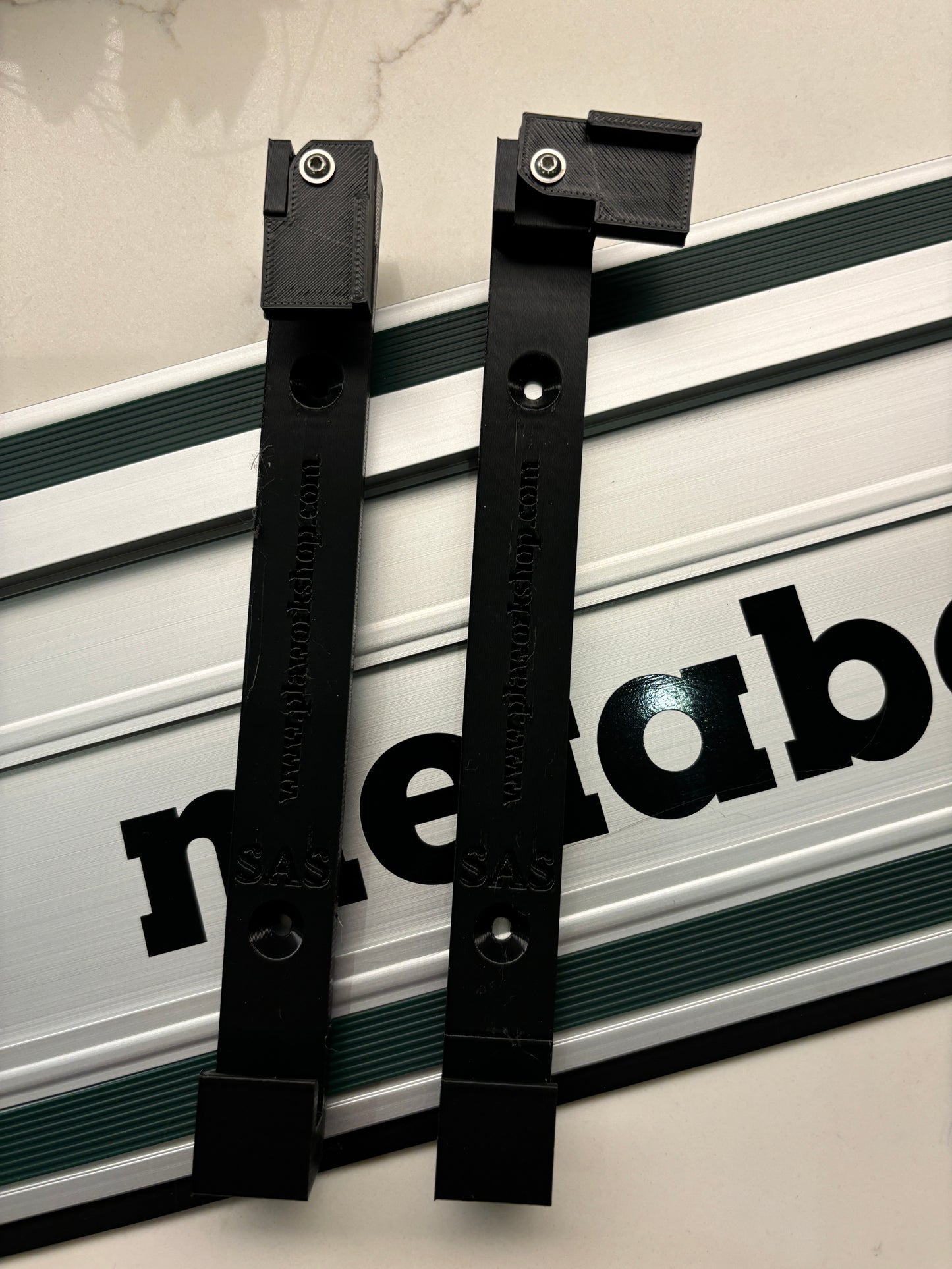 Metabo Guide Rail Track Rack / Track Saw Wall Mounting Brackets. 1 PAIR