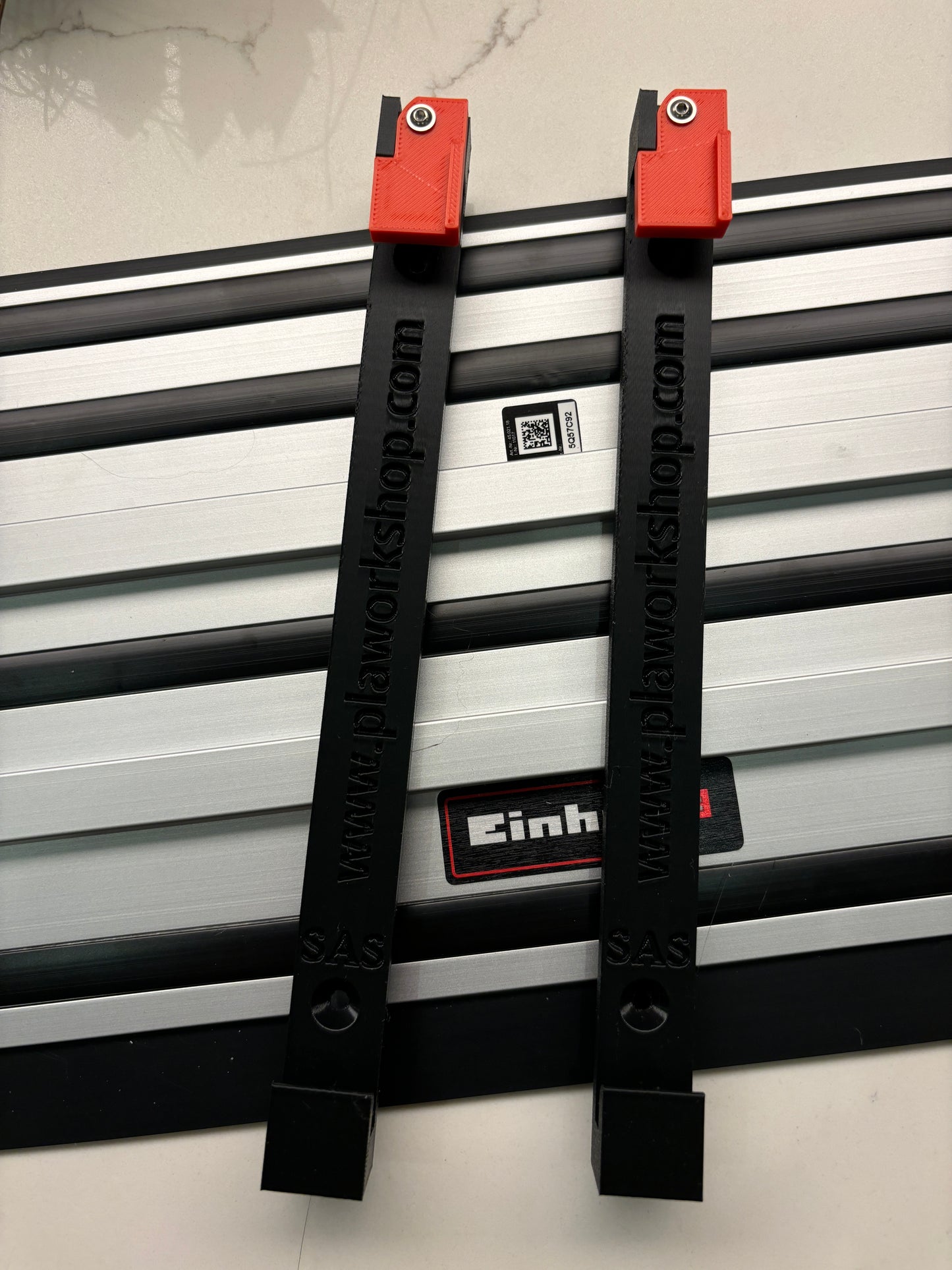 Einhell Guide Rail Track Rack / Track Saw Wall Mounting Brackets. 1 PAIR