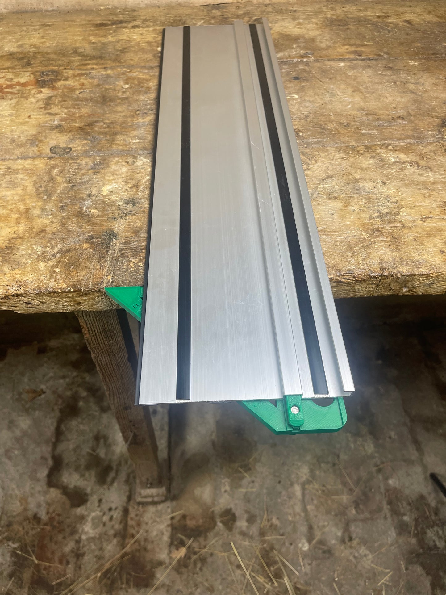 TOOLAX Track Saw Bundle for Parkside G-Clamp All-In-One + 45&90 Degree Angle Guide Rail Stop