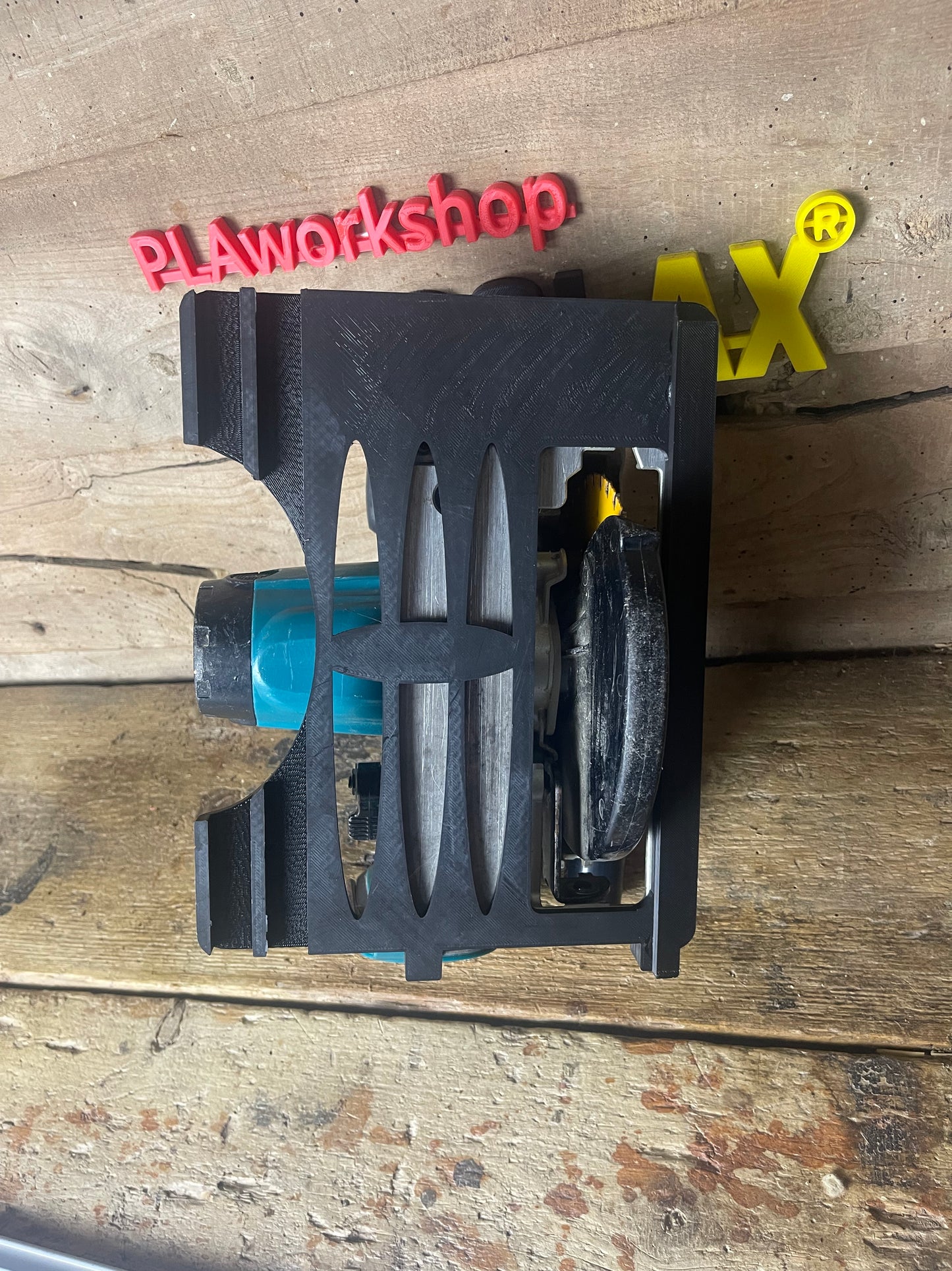 TOOLAX Adaptor to Cut Perfect 45° & 90° Angles made for Makita Circular Saw DSS610 / DSS611 – Compatible with Makita Guide Rails