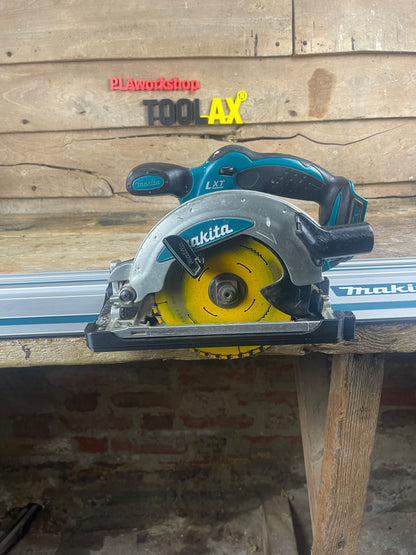 TOOLAX Adaptor to Cut Perfect 45° & 90° Angles made for Makita Circular Saw DSS610 / DSS611 – Compatible with Makita Guide Rails