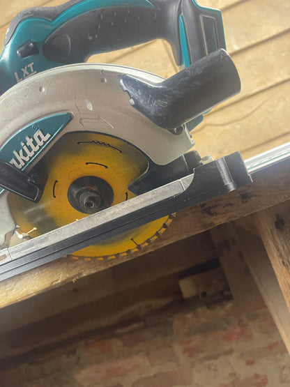 TOOLAX Adaptor to Cut Perfect 45° & 90° Angles made for Makita Circular Saw DSS610 / DSS611 – Compatible with Makita Guide Rails