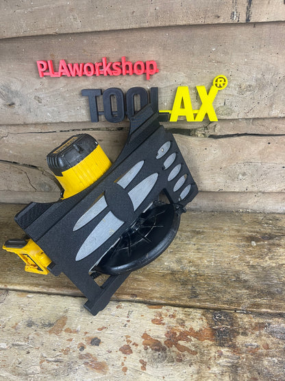 TOOLAX Guide Rail Adapter Base – Cut Perfect 45° & 90° Angles compatible with Dewalt Circular Saws DCS391 & DCS565  – for Makita Guide Rails