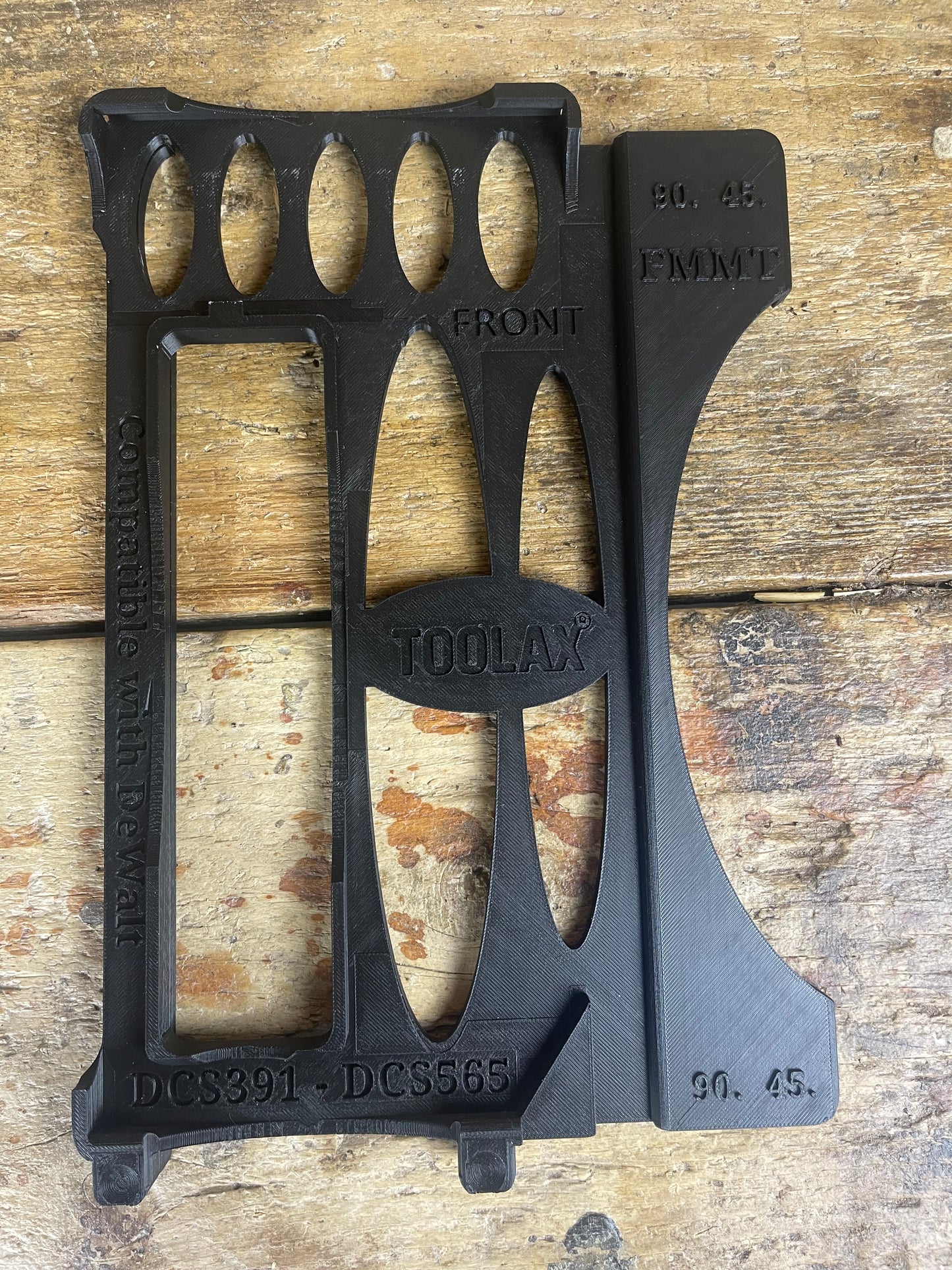 TOOLAX Guide Rail Adapter Base – Cut Perfect 45° & 90° Angles compatible with Dewalt Circular Saws DCS391 & DCS565  – for Makita Guide Rails