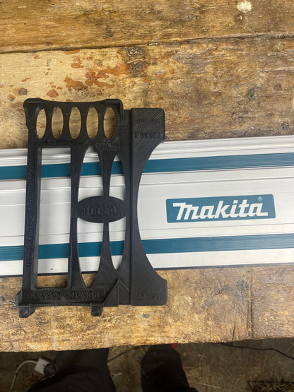 TOOLAX Guide Rail Adapter Base – Cut Perfect 45° & 90° Angles compatible with Dewalt Circular Saws DCS391 & DCS565  – for Makita Guide Rails