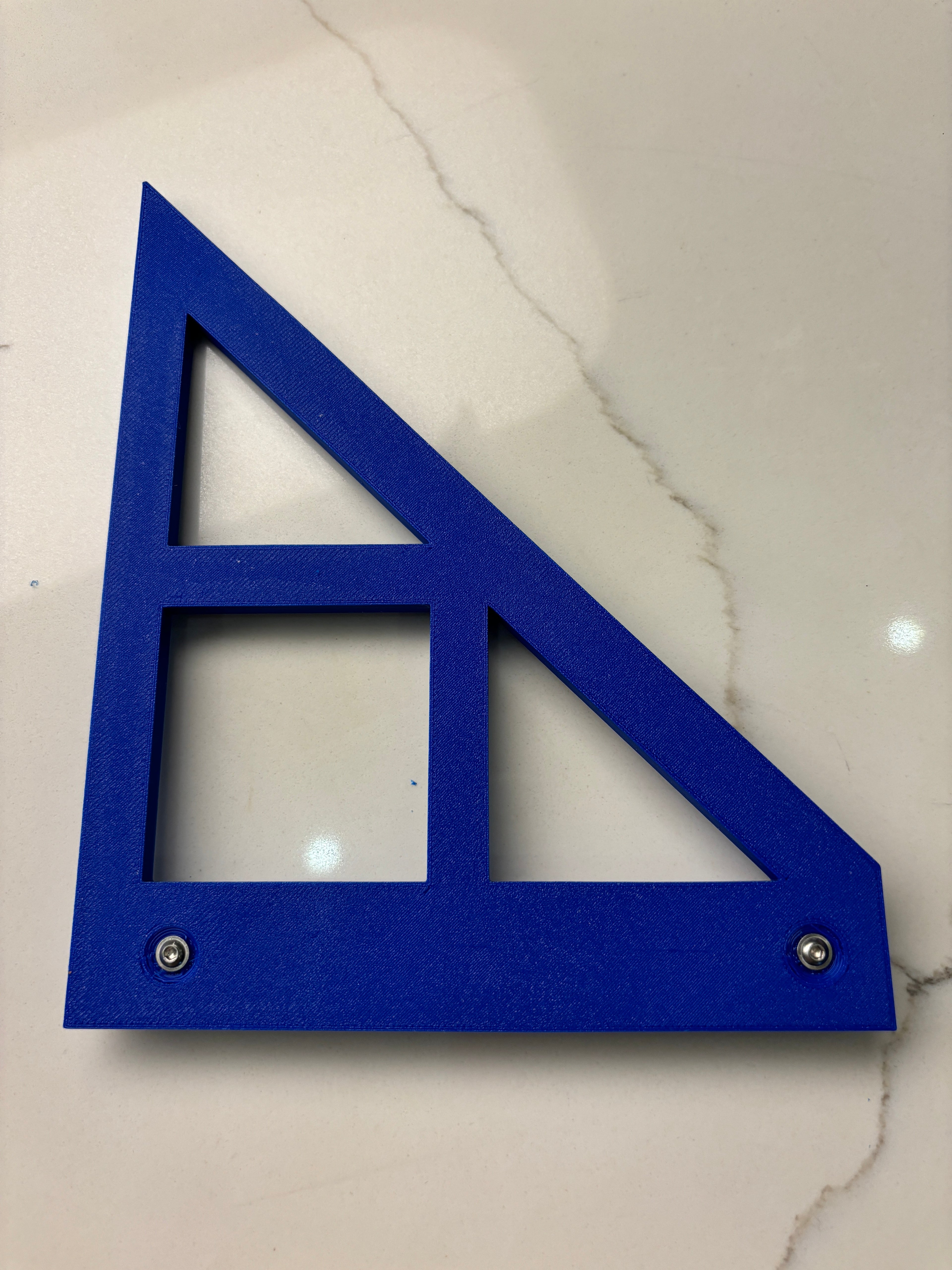 TOOLAX Large Guide Rail Square with 45 & 90 Degree Stops to fit Scheppach Rail