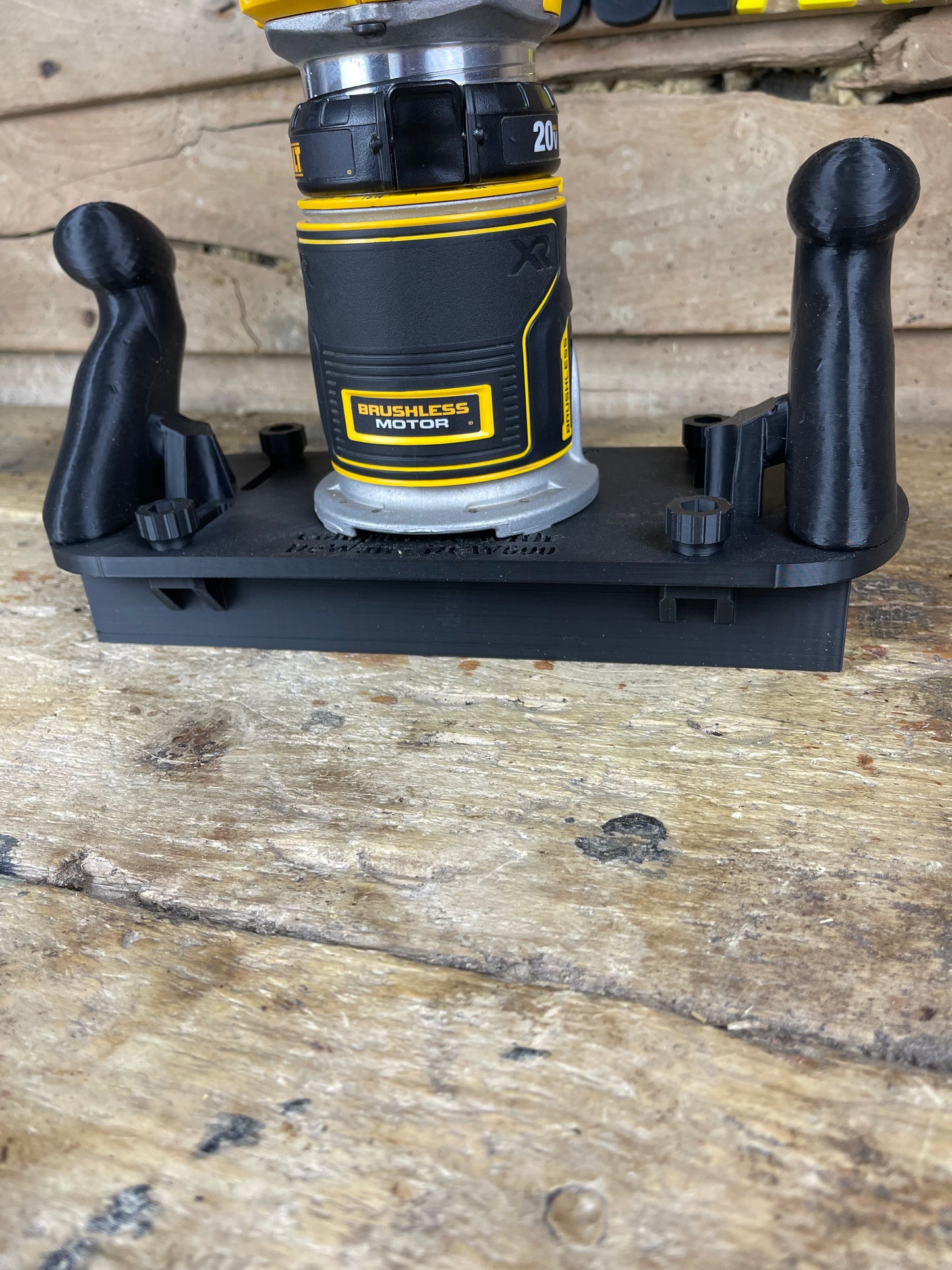 Dewalt DNP612 / DCW600 / DCW611 Router Plunge Base Jig for making mortises / slot mortises / grooves