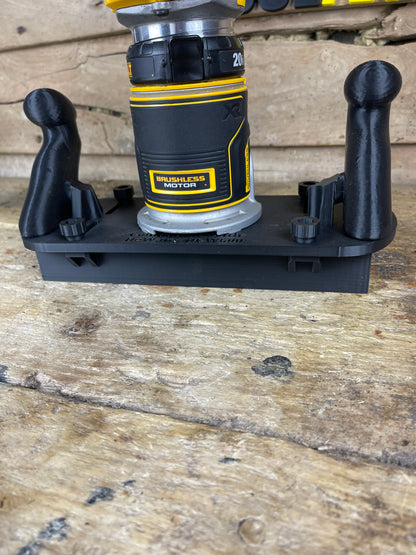 Dewalt DNP612 / DCW600 / DCW611 Router Plunge Base Jig for making mortises / slot mortises / grooves