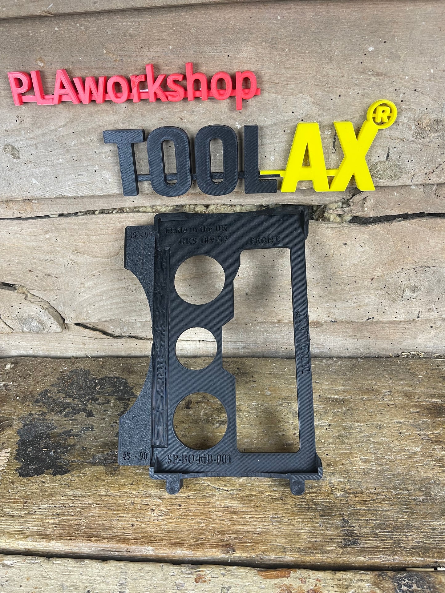 TOOLAX 45&90 degree skid plate compatible with Bosch GKS 18V-57