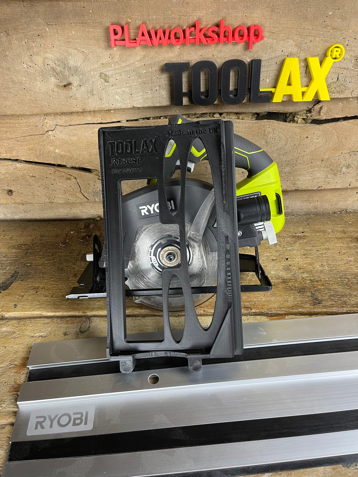 TOOLAX skid plate for Ryobi R18CSP compatible with ryobi guide rail