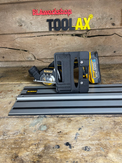 TOOLAX Guide Rail Adapter Base – Cut Perfect 45° & 90° Angles compatible with Dewalt Circular Saws DCS438 – for Dewalt Guide Rails