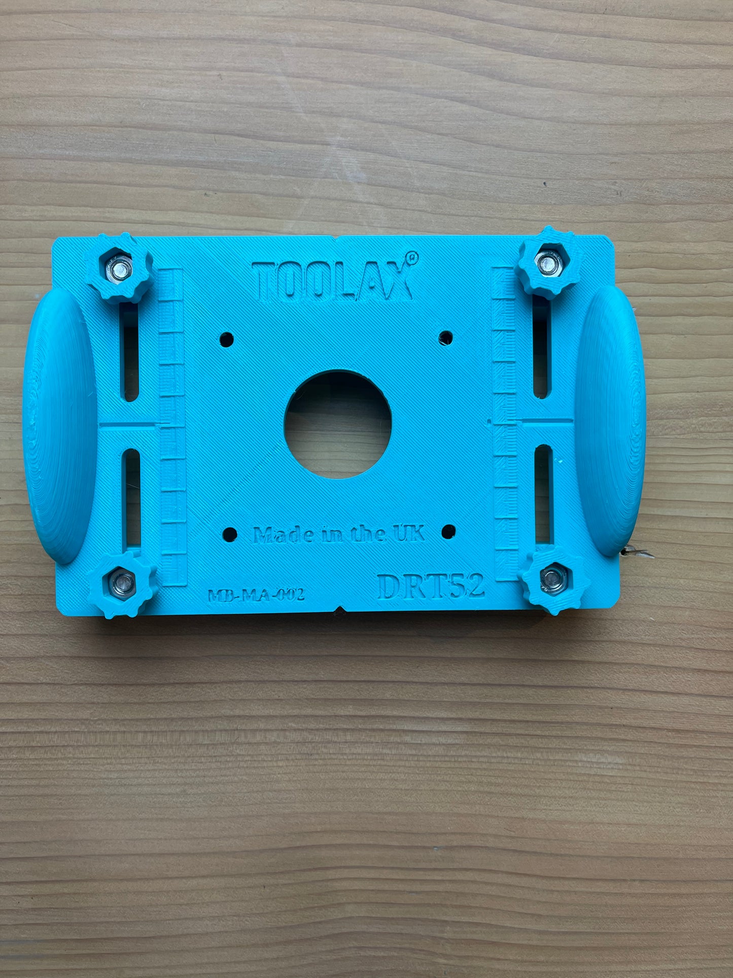 TOOLAX Adaptor for Makita DRT52 router Jig for making mortises / slot mortises / grooves