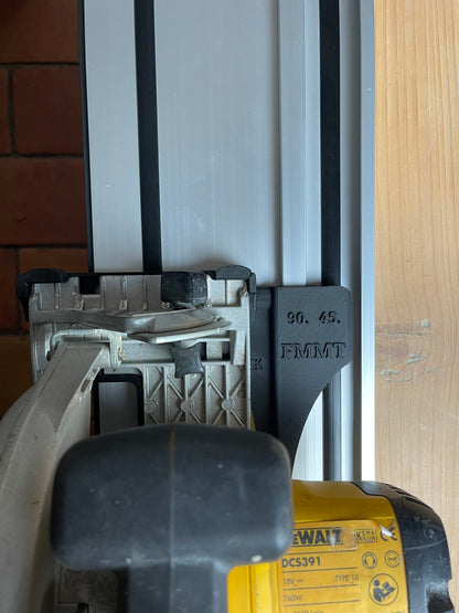 TOOLAX 45° and 90° cuts Adaptor for Dewalt Circular Saw DWE560 to fit Festool Guide rail