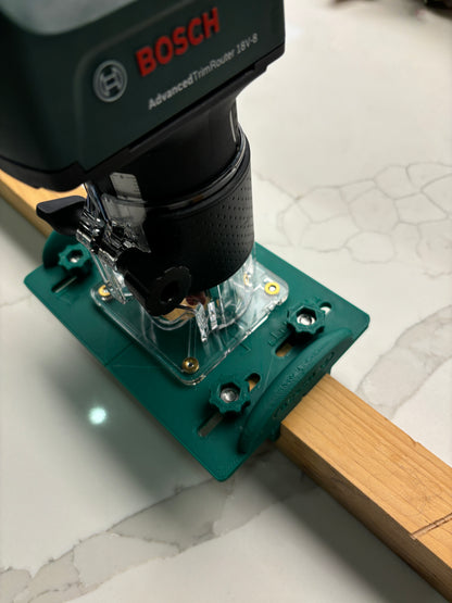 18V-8 Advanced Trim Router Base Jig compatible with Bosch