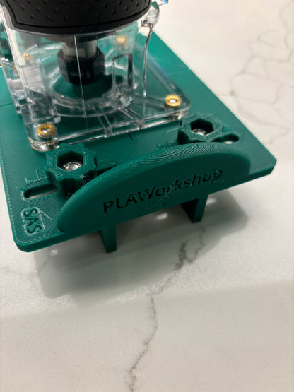 18V-8 Advanced Trim Router Base Jig compatible with Bosch