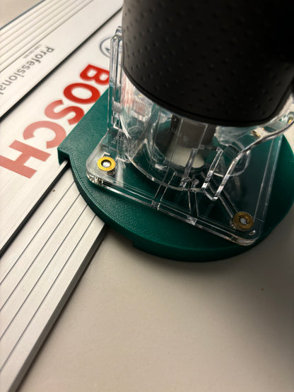 18V-8 Advanced Trim Router Plunge Base compatible with Bosch