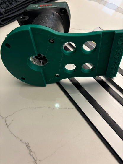 18V-8 Advanced Trim Router Plunge Base Guide Rail Adapter compatible with Dewalt Track / Guide Rail