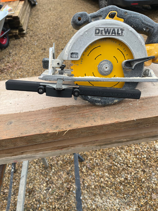 TOOLAX circular saw adaptor guide extender compatible with Dewalt DCS391/DCS565