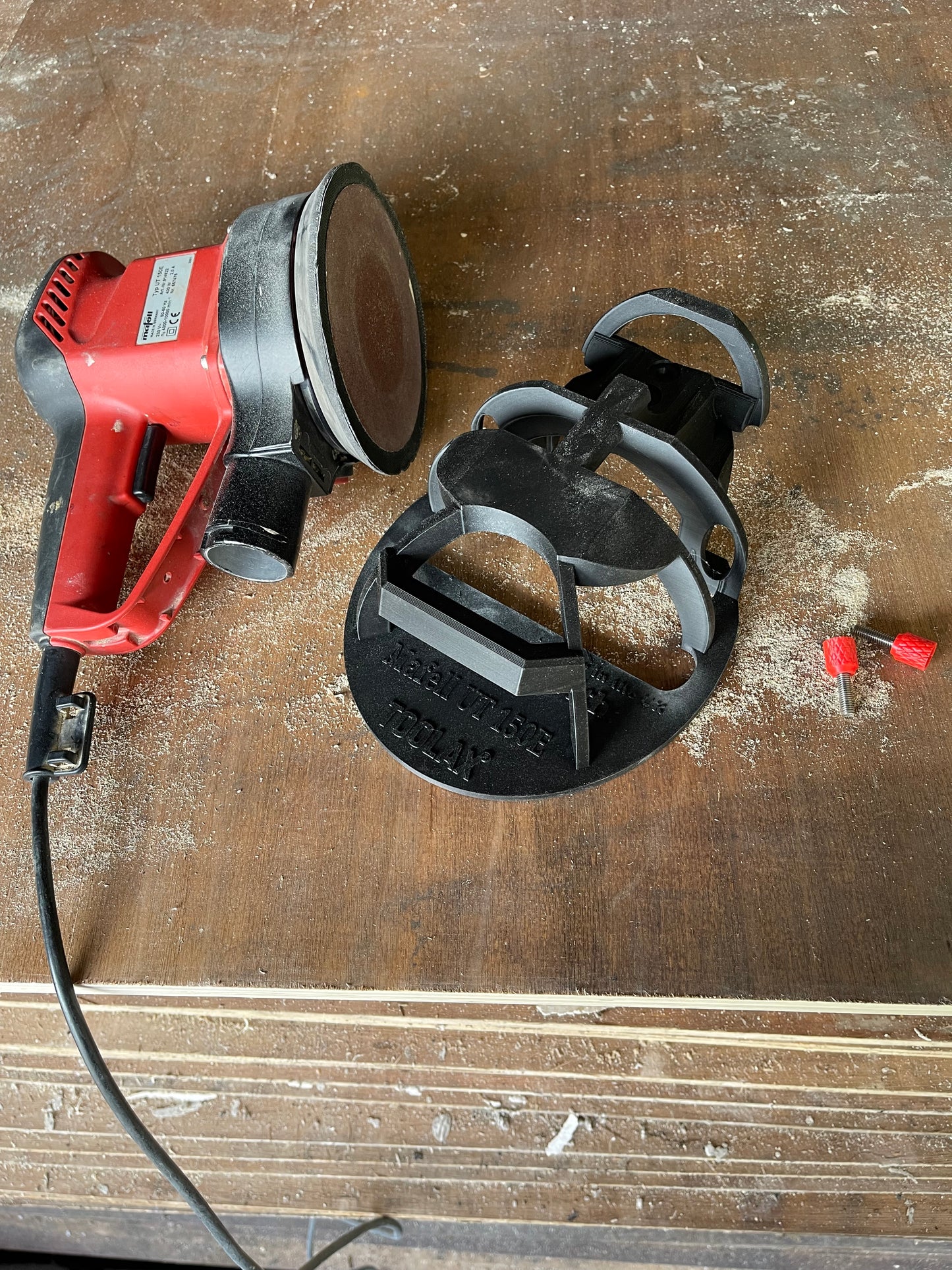 TOOLAX attachment for Mafell UT 15E 90 deg Edge Sander | Positioning Aid with Fixings