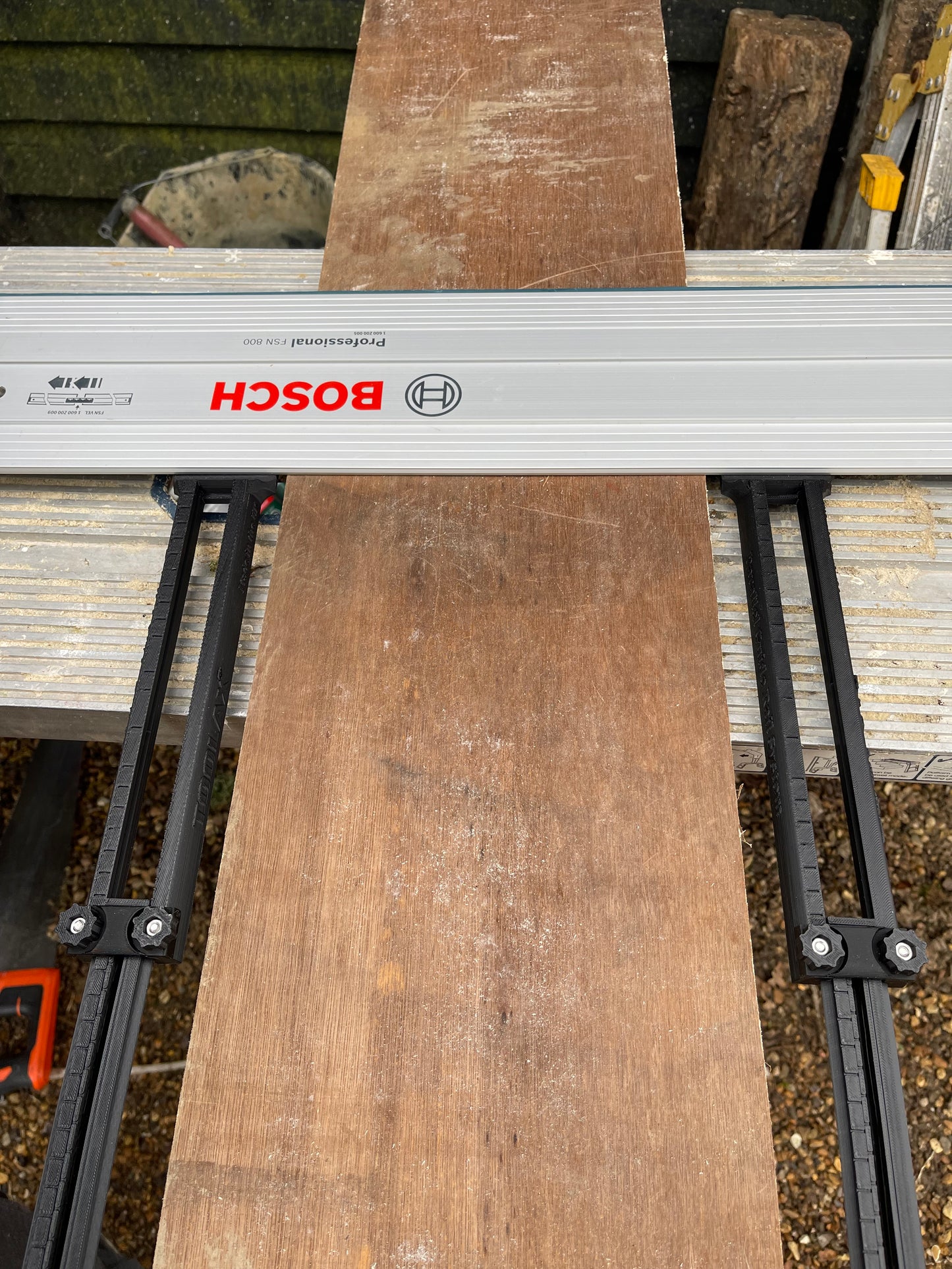 TOOLAX Parallel Guide rail system compatible with Mafell/ Bosch