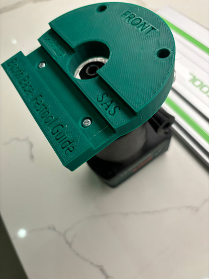 18V-8 Advanced Trim Router Plunge Base Guide Rail Adapter compatible with Festool Track / Guide Rail