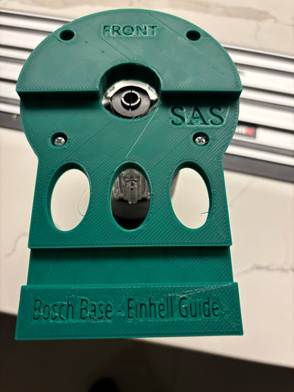 18V-8 Advanced Trim Router Plunge Base Guide Rail Adapter compatible with  Einhell Track / Guide Rail