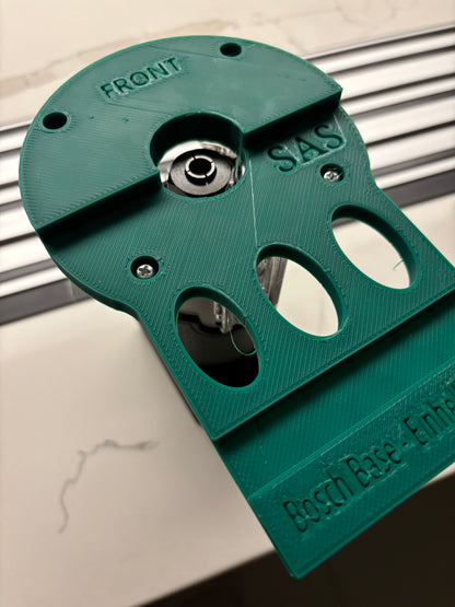 18V-8 Advanced Trim Router Plunge Base Guide Rail Adapter compatible with  Einhell Track / Guide Rail