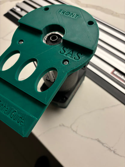 18V-8 Advanced Trim Router Plunge Base Guide Rail Adapter compatible with  Einhell Track / Guide Rail