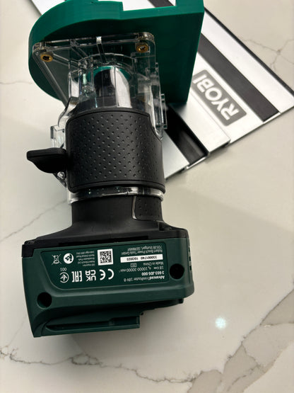 Bosch 18V-8 Advanced Trim Router Plunge Base Guide Rail Adapter to Ryobi Track / Guide Rail