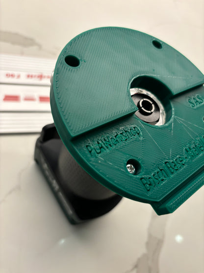 18V-8 Advanced Trim Router Plunge Base Guide Rail Adapter compatible with Mafell Track / Guide Rail