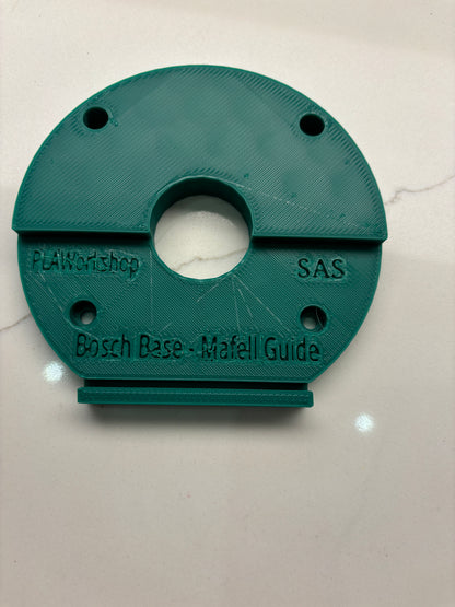 18V-8 Advanced Trim Router Plunge Base Guide Rail Adapter compatible with Mafell Track / Guide Rail