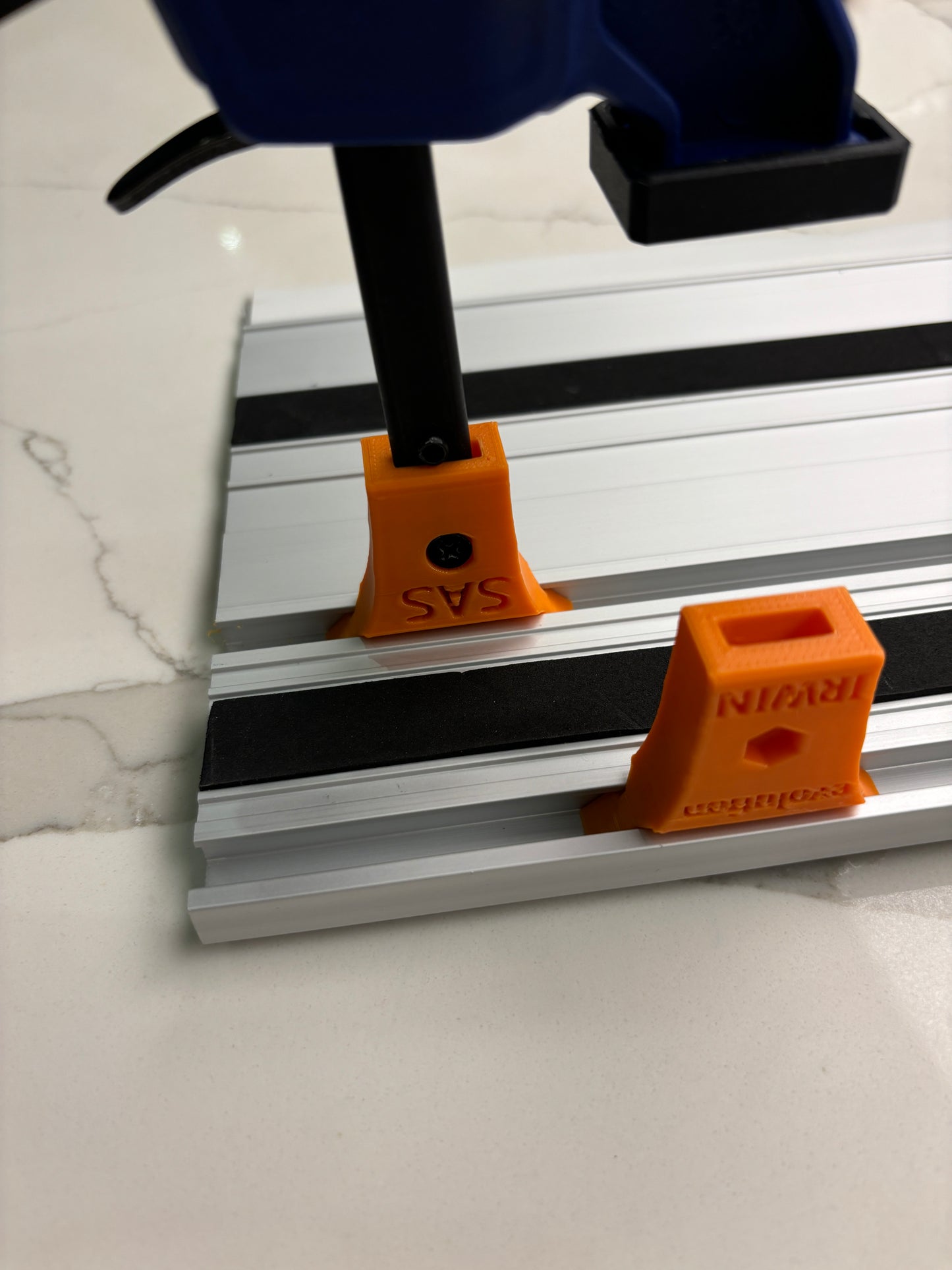 Evolution track Saw guide rail clamp feet (PK 2) - For Irwin Quick Grip